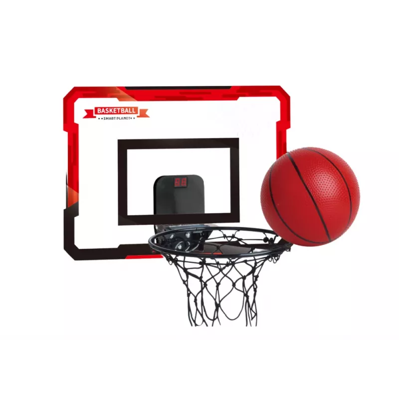 LEAN TOYS canasta de baloncesto infantil con tablero, contador y pelota