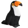 LEAN TOYS Peluche Tucán Pájaro Peluche Mascota Peluche Blanco 30cm