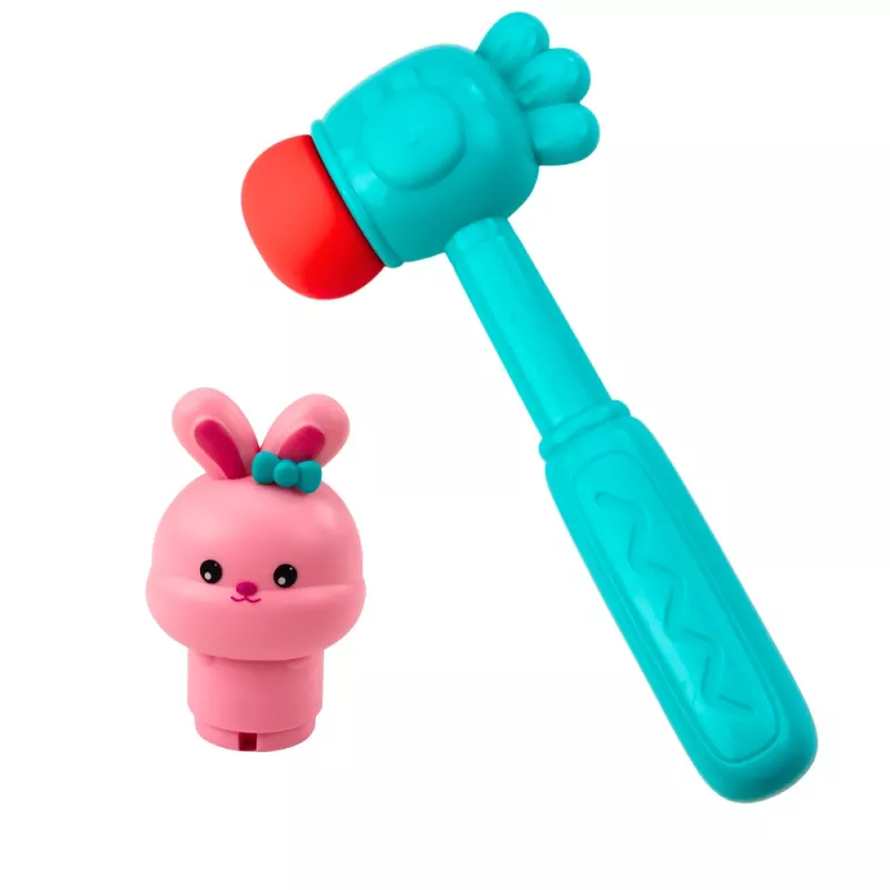 LEAN TOYS Juego Arcade Martillear Zanahorias con Conejo Saltarín