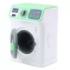 LEAN TOYS Lavadora Infantil con Tambor Giratorio, Luces y Sonidos, Blanco y Verde