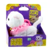 LEAN TOYS Gatito Interactivo con Correa Rosa Volantes Tinkerbell Camina y Maúlla