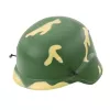 LEAN TOYS Set Militar - Rifle de Juguete con Sonido, Casco, Cuchillo, Granada, Prismáticos, Reloj, Silbato, Placa de Identificación y Goma Elástica para Niños a Partir de 3 Años