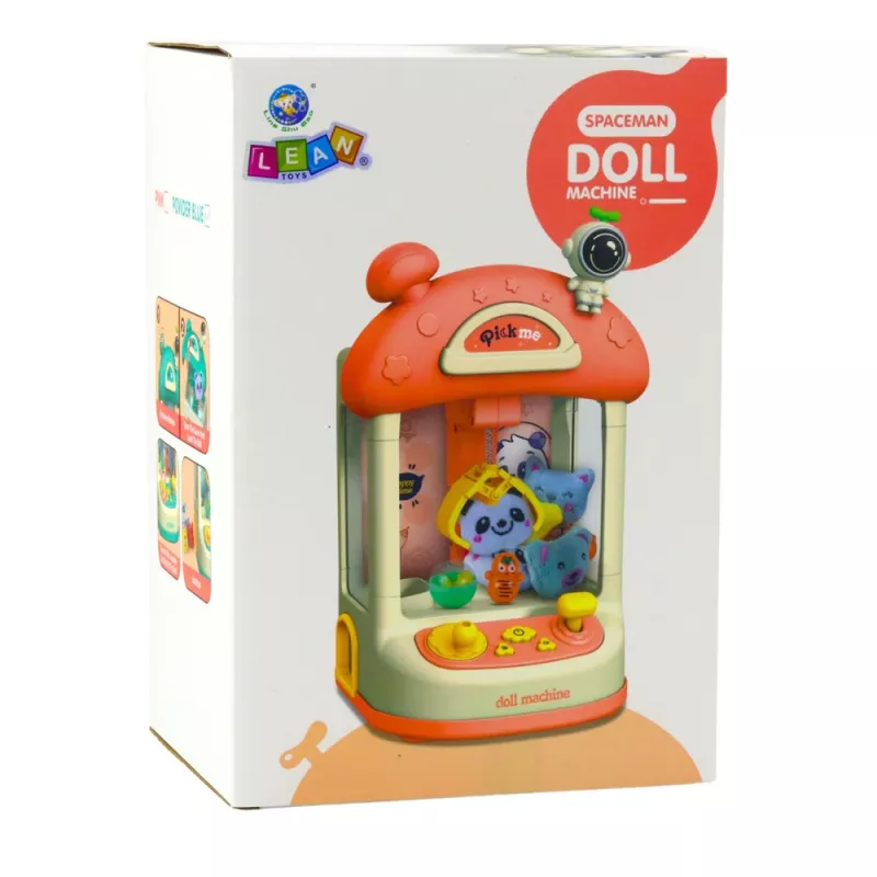 LEAN TOYS Máquina Atrapa Bolas de Peluche Azul para Niños