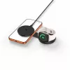 TECH-PROTECT A55 Cargador Magnético MagSafe 2 en 1 25W Qi2.2 Negro