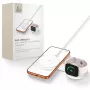 TECH-PROTECT A55 Cargador Magnético MagSafe 2 en 1 25W Qi2.2 Blanco