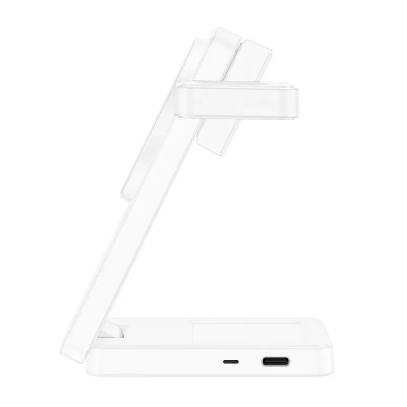 TECH-PROTECT A56 Cargador Inalámbrico Magnético MagSafe 3 en 1 25W Qi2.2 Blanco