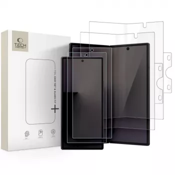 TECH-PROTECT Easy Set Lámina y Cristal FIT+ Set de Protección 4 en 1 para Samsung Galaxy Z Fold 8 – Ultra Clear