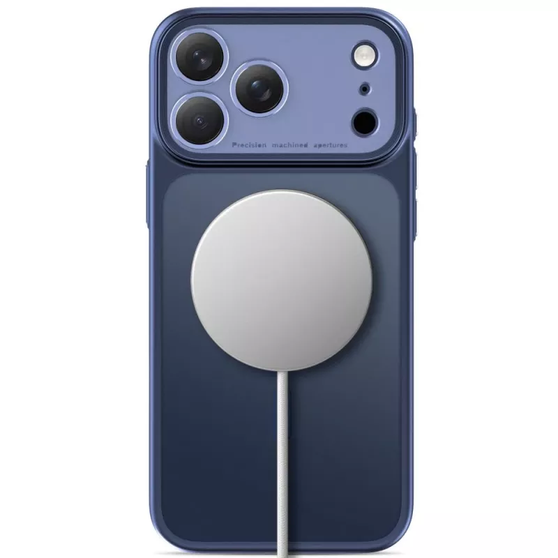 TECH-PROTECT MagPrime Funda MagSafe para iPhone 17 Pro Max / 18 Pro Max – Azul Profundo Mate