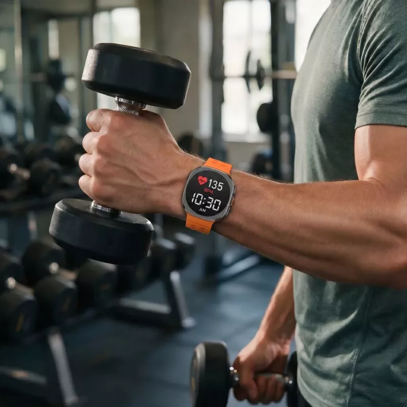 Tech-Protect Iconband Pro Correa para Samsung Galaxy Watch Ultra 1/2 47mm Naranja