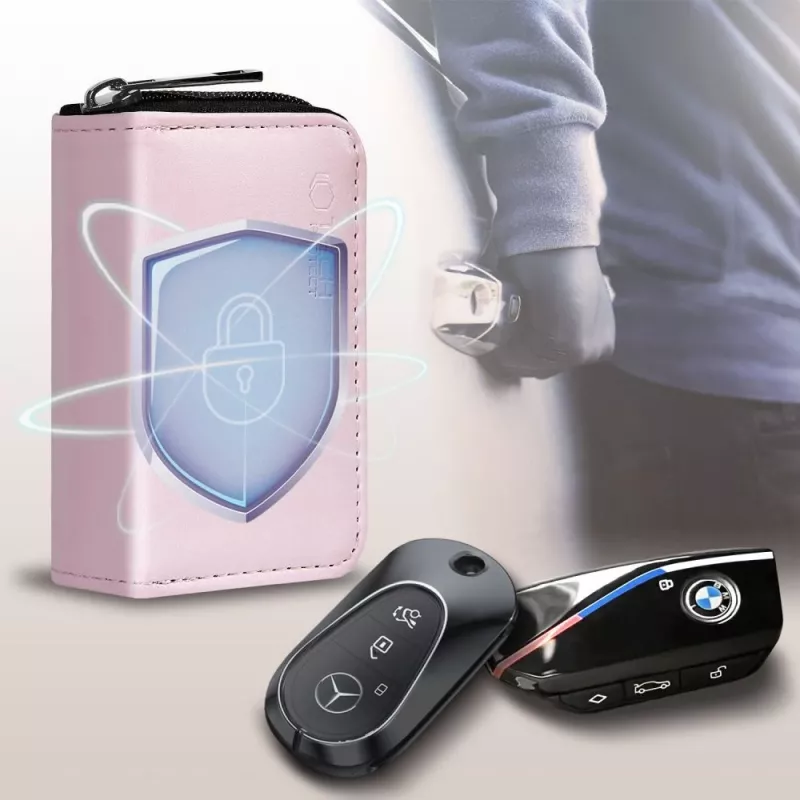 Tech-Protect KLR300 Bolsa Faraday Bloqueador de Señal RFID Keyless Funda Rosa