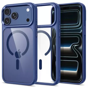 Tech-Protect Magmat Funda MagSafe Transparente para iPhone 17 Pro Max / 18 Pro Max - Deep Blue
