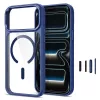 Tech-Protect Magmat Funda MagSafe Transparente para iPhone 17 Pro Max / 18 Pro Max - Deep Blue