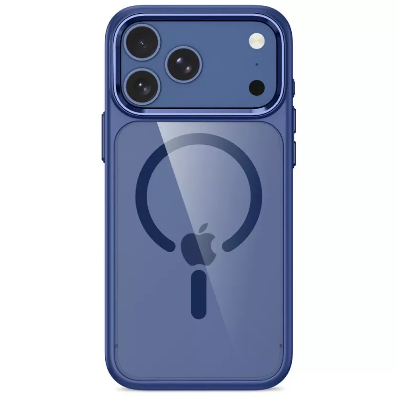 Tech-Protect Magmat Funda MagSafe Transparente para iPhone 17 Pro Max / 18 Pro Max - Deep Blue