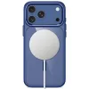 Tech-Protect Magmat Funda MagSafe Transparente para iPhone 17 Pro Max / 18 Pro Max - Deep Blue