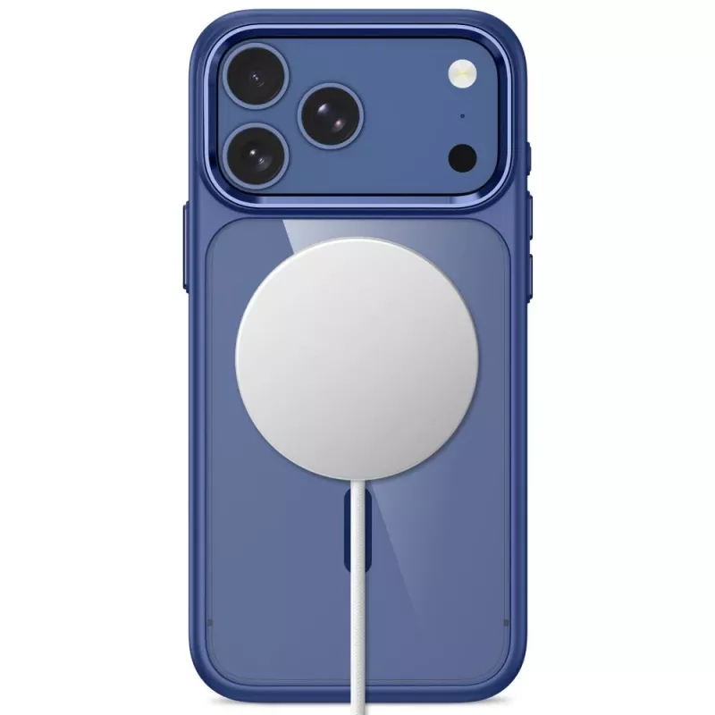 Tech-Protect Magmat Funda MagSafe Transparente para iPhone 17 Pro Max / 18 Pro Max - Deep Blue