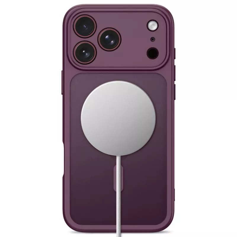 Tech-Protect Basicmag Funda MagSafe para iPhone 17 Pro Max / 18 Pro Max Mate Cereza Oscuro