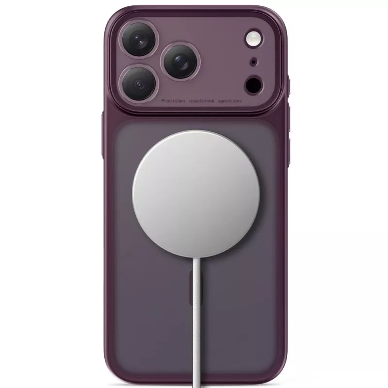 TECH-PROTECT MagPrime Funda MagSafe para iPhone 17 Pro Max / 18 Pro Max - Mate Cereza Oscuro
