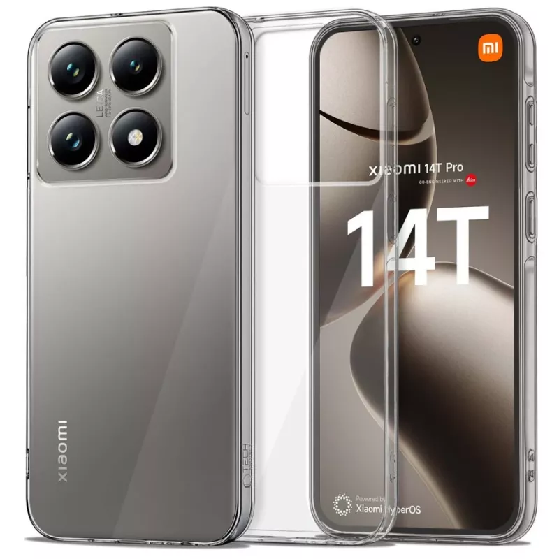 Tech-Protect Flexair Funda Híbrida para Xiaomi 14T - Transparente