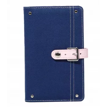 LOVEINSTANT Álbum de fotos vaquero para Fujifilm Instax Mini – capacidad para 108 copias, tapa de piel sintética PU, 18 páginas, azul