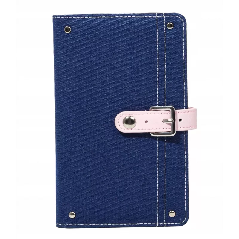 LOVEINSTANT Álbum de fotos vaquero para Fujifilm Instax Mini – capacidad para 108 copias, tapa de piel sintética PU, 18 páginas, azul