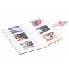 LOVEINSTANT Álbum de fotos vaquero para Fujifilm Instax Mini – capacidad para 108 copias, tapa de piel sintética PU, 18 páginas, azul