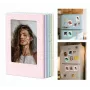 LOVEINSTANT Set de 5 marcos de fotos magnéticos para Fujifilm Instax Mini – colores pastel, montaje en nevera