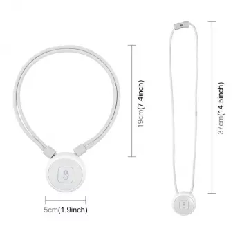 PULUZ PU1205W Soporte magnético de cuello lanyard para Insta360 GO Ultra, blanco