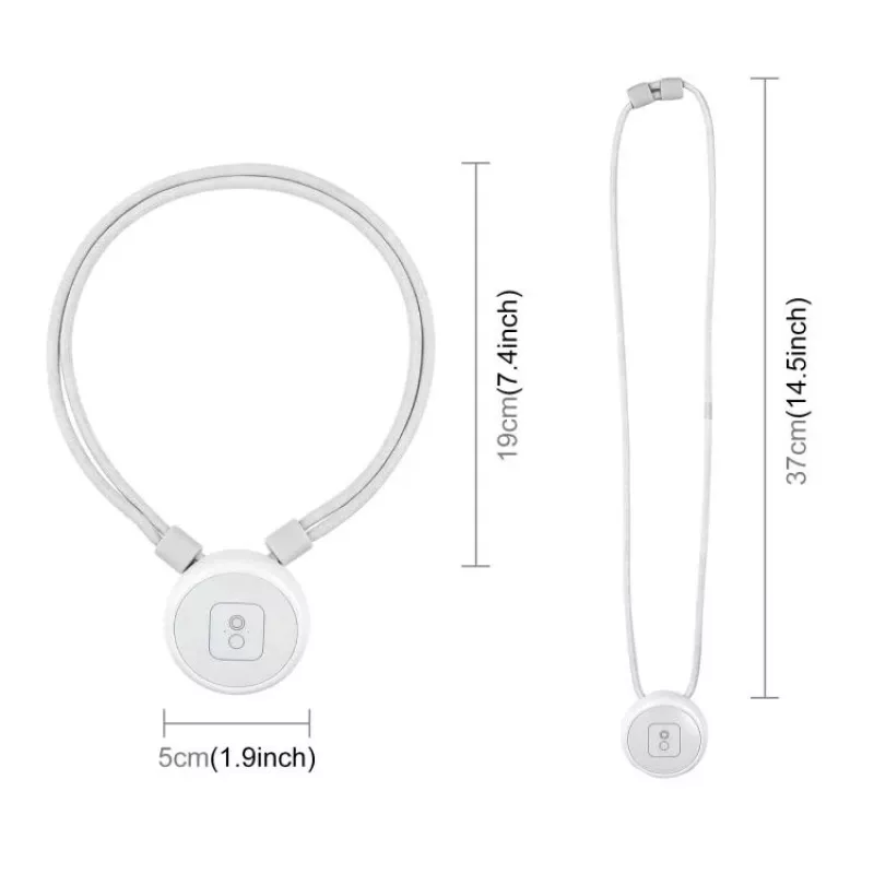 PULUZ PU1205W Soporte magnético para el cuello con cordón para Insta360 GO Ultra, blanco