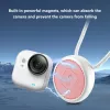 PULUZ PU1205W Soporte magnético para el cuello con cordón para Insta360 GO Ultra, blanco