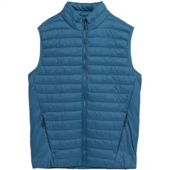 4F Chaleco vaquero hombre M062 32S corte regular casual con botones
