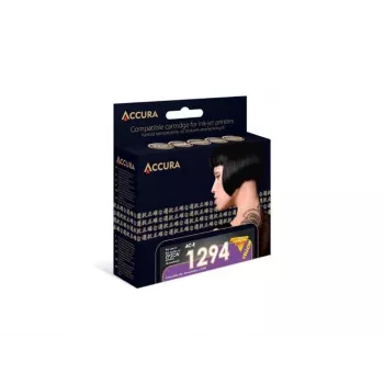 Accura Cartucho de tinta amarillo compatible para Epson T1294 XL High Yield