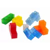 LEAN TOYS Magic Magnetic Cube 7 Elements - puzzle magnético 3D, 7 piezas, multicolor, juguete educativo a partir de 6 años