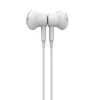 Beline auriculares in-ear USB-C con micrófono y mando a distancia, blancos