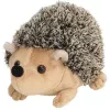 LEAN TOYS mascota erizo de peluche marrón 17,5 cm