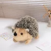 LEAN TOYS mascota erizo de peluche marrón 17,5 cm