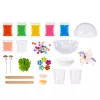 LEAN TOYS set de experimentos de cultivo de cristales terrario unicornio con iluminación DIY