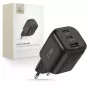 TECH-PROTECT NCA100W-GaN fuente de alimentación GaN de 3 puertos 100W PD 3.2 / QC3.0 negra