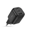 TECH-PROTECT NCA100W-GaN fuente de alimentación GaN de 3 puertos 100W PD 3.2 / QC3.0 negra