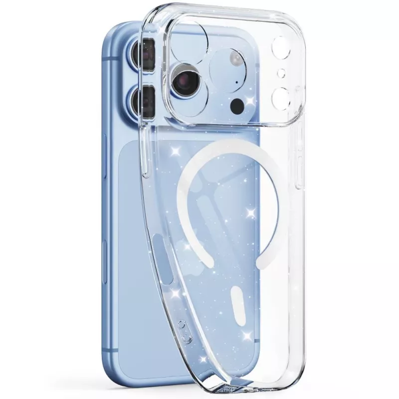 Funda Tech-Protect Flexair MagSafe para iPhone 17 Pro / 18 Pro - Glitter