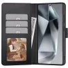 Funda cartera Tech-Protect para Samsung Galaxy S25 Edge Negra