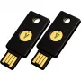 Llave de seguridad YubiKey 5 NFC pack de 2 (Negro/Oro, USB-A y NFC)
