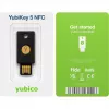 Llave de seguridad YubiKey 5 NFC pack de 2 (Negro/Oro, USB-A y NFC)