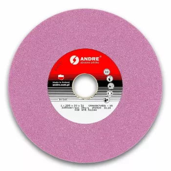 ANDRE disco de desbaste plano 200mm x 20mm x 32mm CRA60K7VE01-35 rosa tipo 1