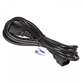 Akyga AK-PC-07C cable de extensión CU IEC C13 a C14 3m negro