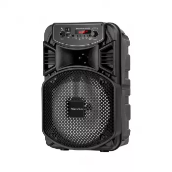 Kruger & Matz Music Box Altavoz inalámbrico portátil 10W Bluetooth 5.0 TWS radio FM AUX microSD USB negro