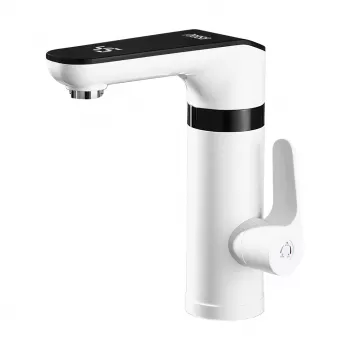 TEESA TSA4101 Calentador de agua instantáneo – grifo de pie blanco 3,5 kW