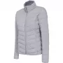 4F Chaqueta de mujer H4L21 KUDP003 27M, gris claro frío jaspeado, S