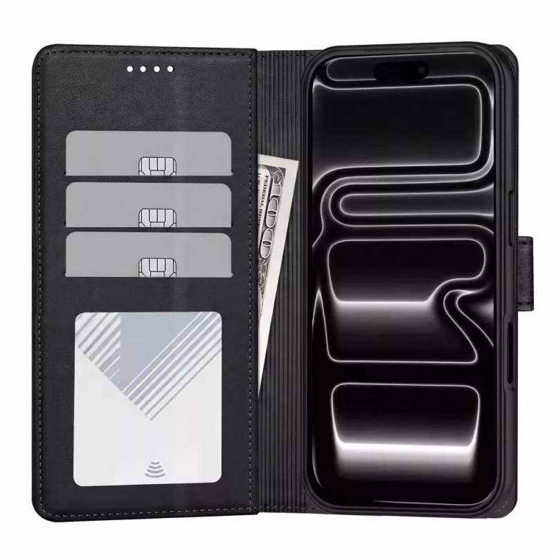 Tech-Protect cartera MagSafe para iPhone 17 Pro / 18 Pro, negro mate