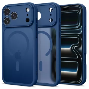 Tech-Protect BasicMag funda MagSafe para iPhone 17 Pro / 18 Pro - Azul oscuro mate