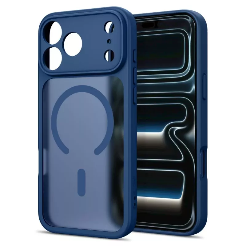 Tech-Protect BasicMag funda MagSafe para iPhone 17 Pro / 18 Pro - Azul oscuro mate